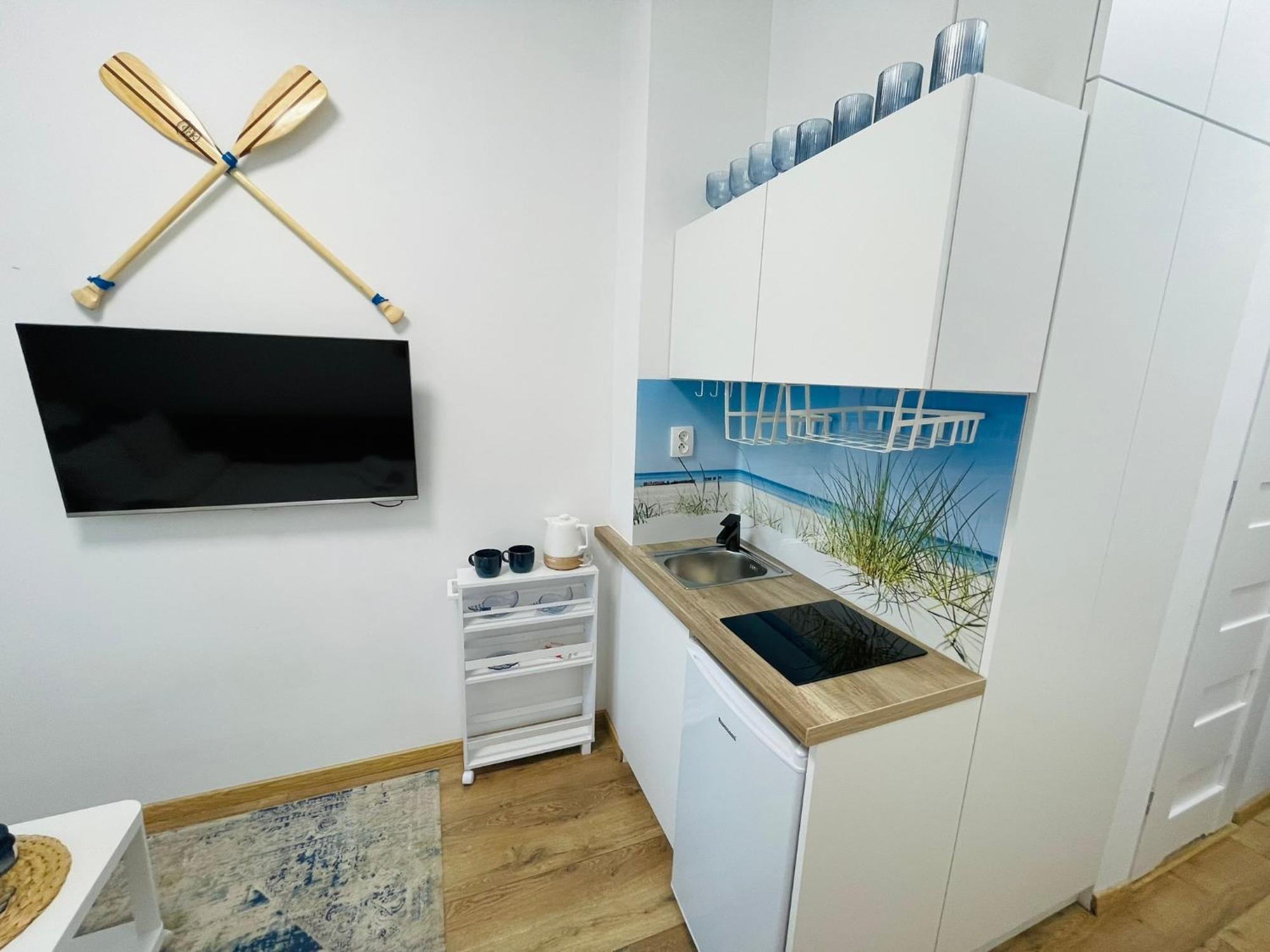 Ferienwohnung Mini Chrobrego Przy Plazy Z Loggia Zoppot Exterior foto