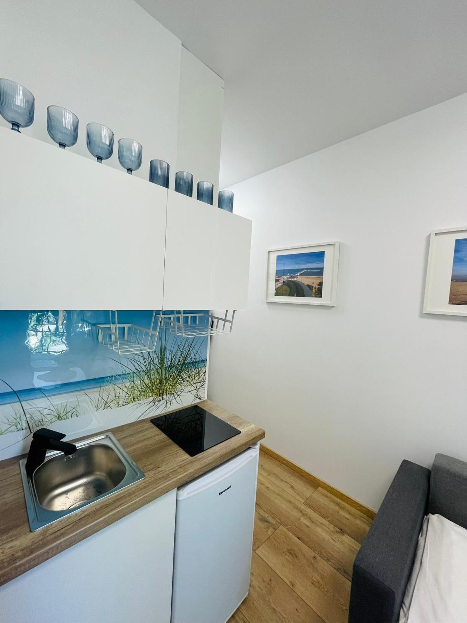 Ferienwohnung Mini Chrobrego Przy Plazy Z Loggia Zoppot Exterior foto